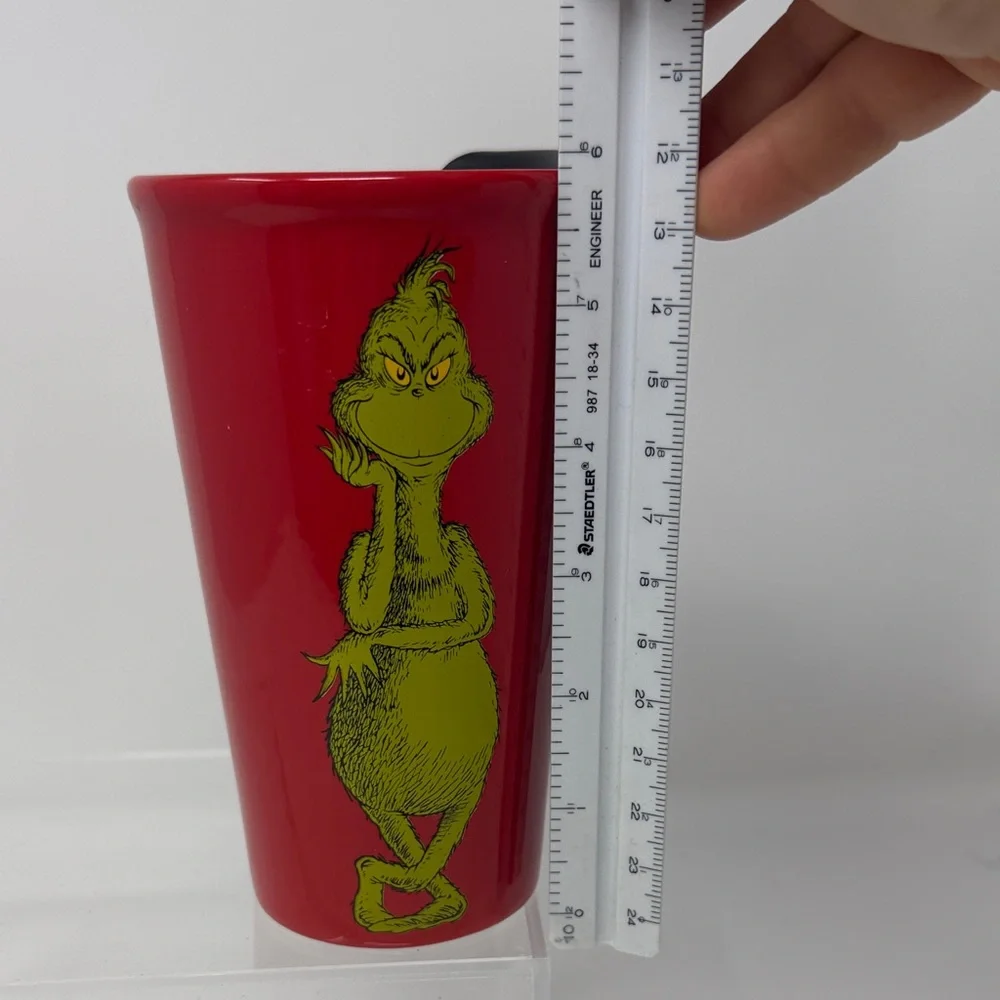 Dr. Seuss Red and Green Grinch Tumbler